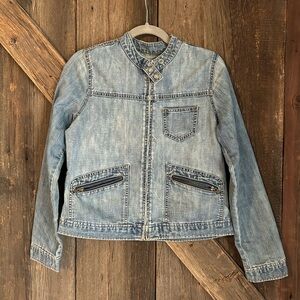 Vintage 2004 Women’s Old Navy Denim Moto Jacket